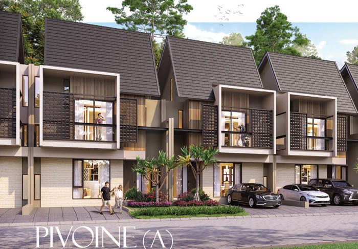 rumah tipe pivione cluster aeris citra garden serpong