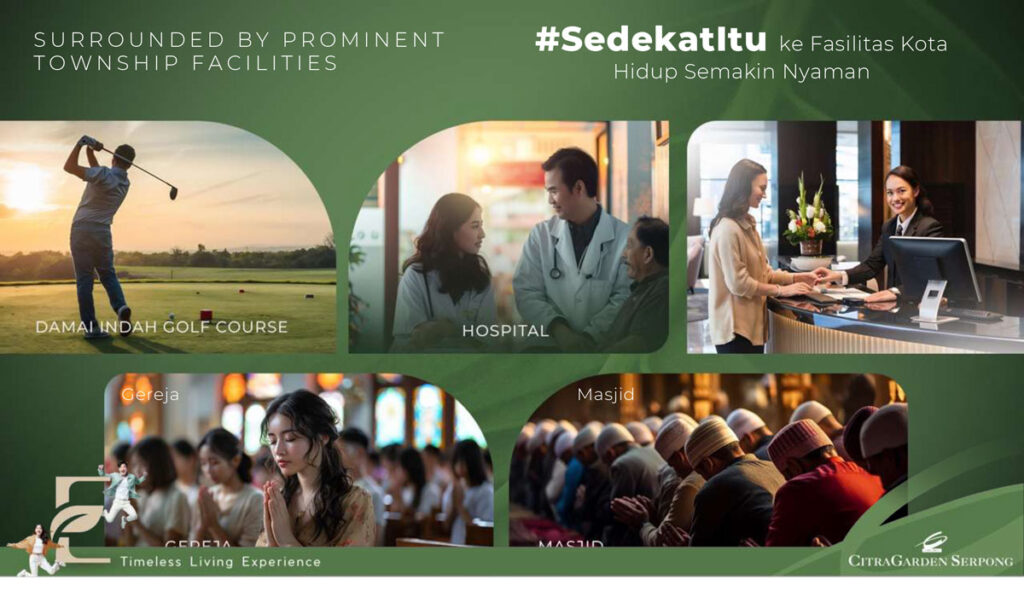 lokasi strategis citra garden serpong