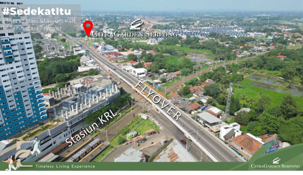 lokasi strategis citra garden serpong