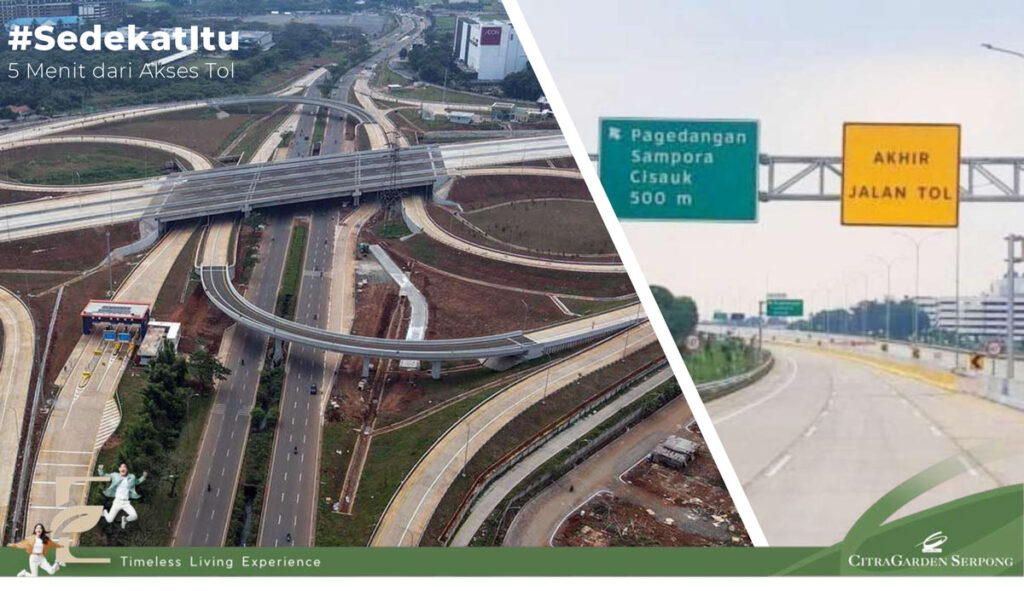 lokasi strategis citra garden serpong