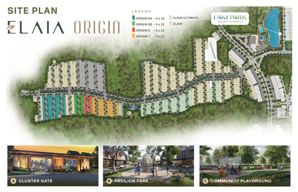 masterplan cluster elaia origin