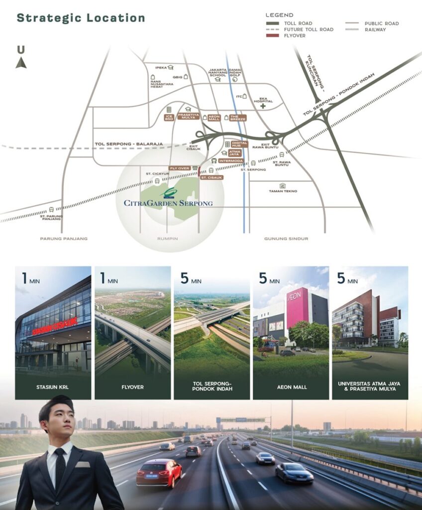 lokasi cluster elaia ultimate citra garden serpong
