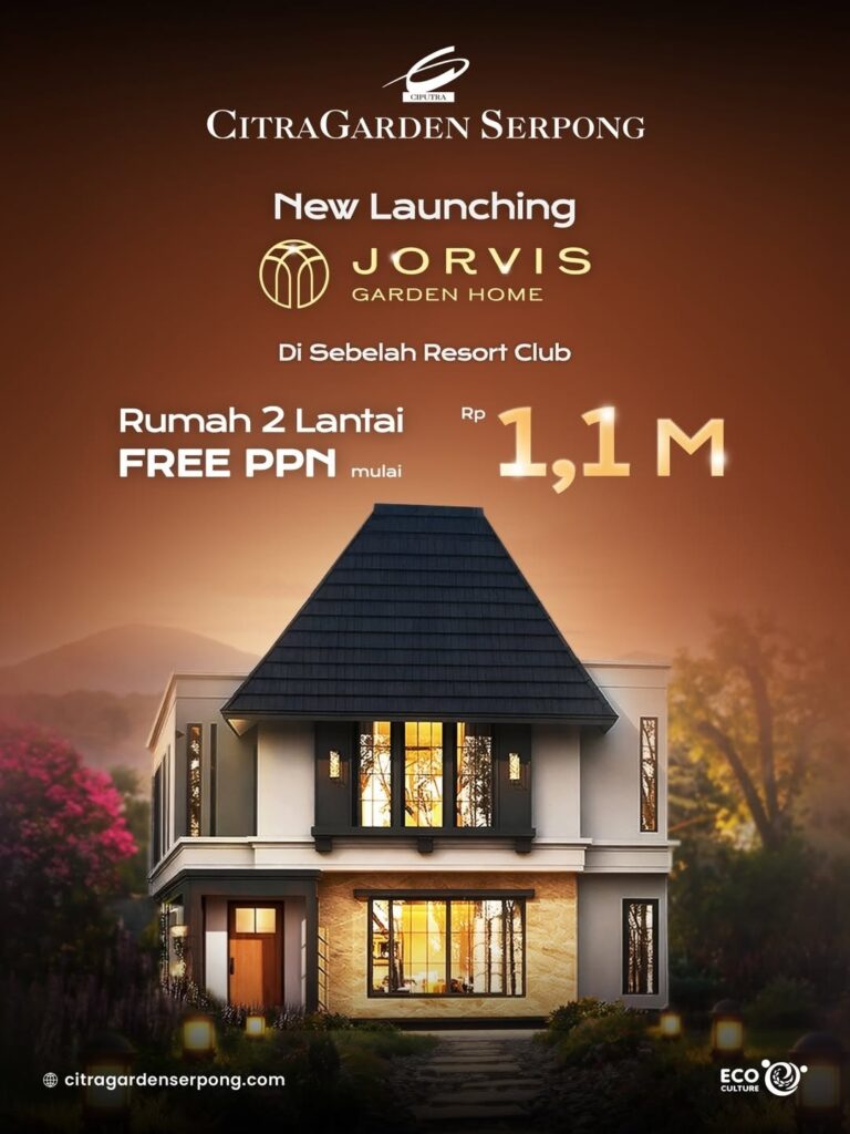 Cluster Jorvis di Citra Garden Serpong