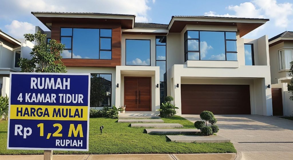 Rumah 4 Kamar Tidur Harga Mulai Rp 1,2 M: Membandingkan Tipe Unit Cluster Hortis yang Paling Fungsional